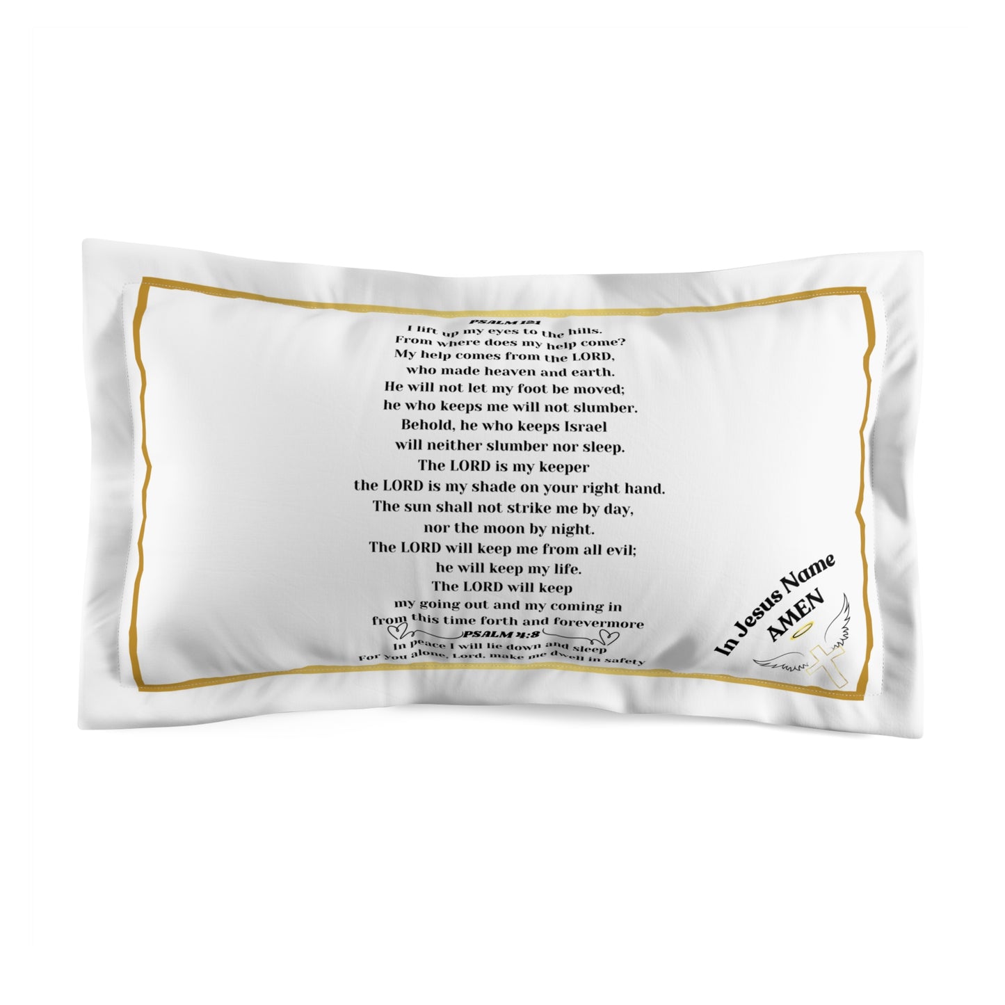 Microfiber Prayer Pillow Sham