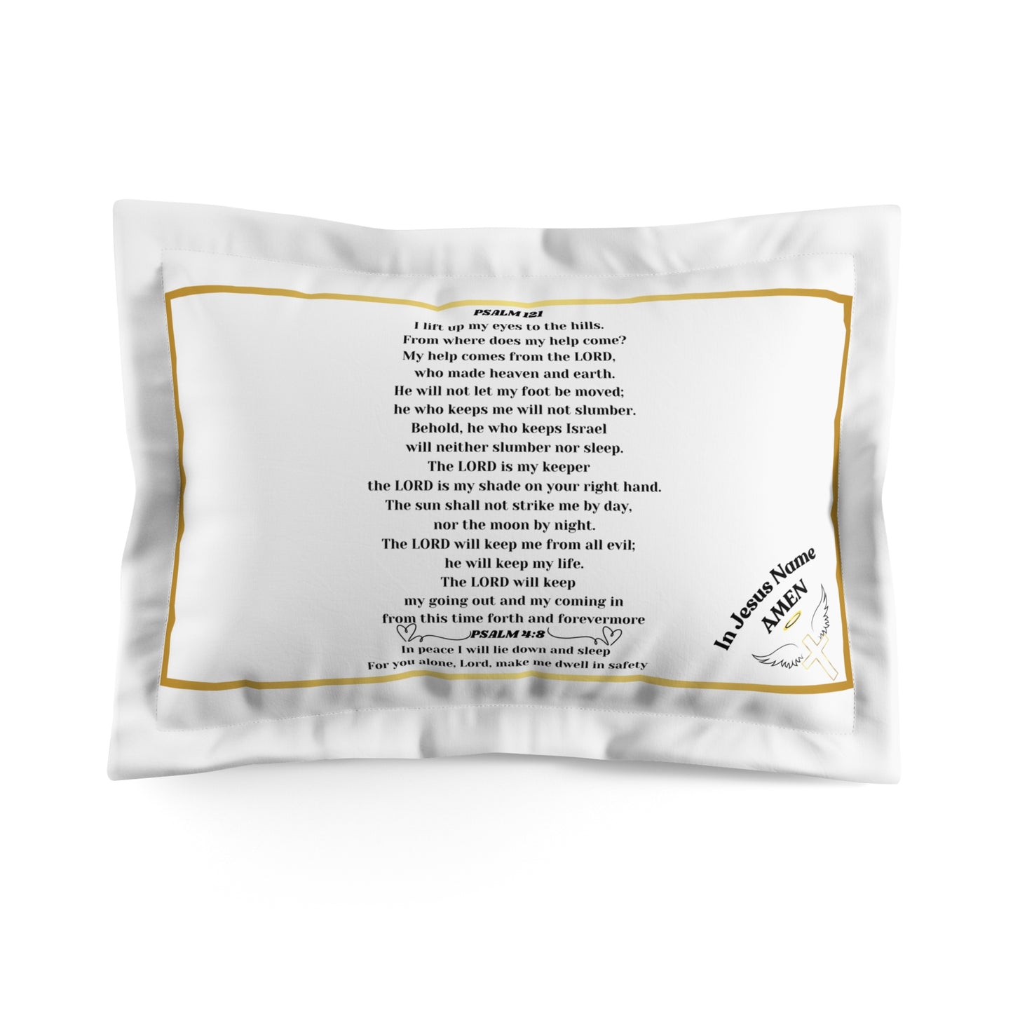 Microfiber Prayer Pillow Sham
