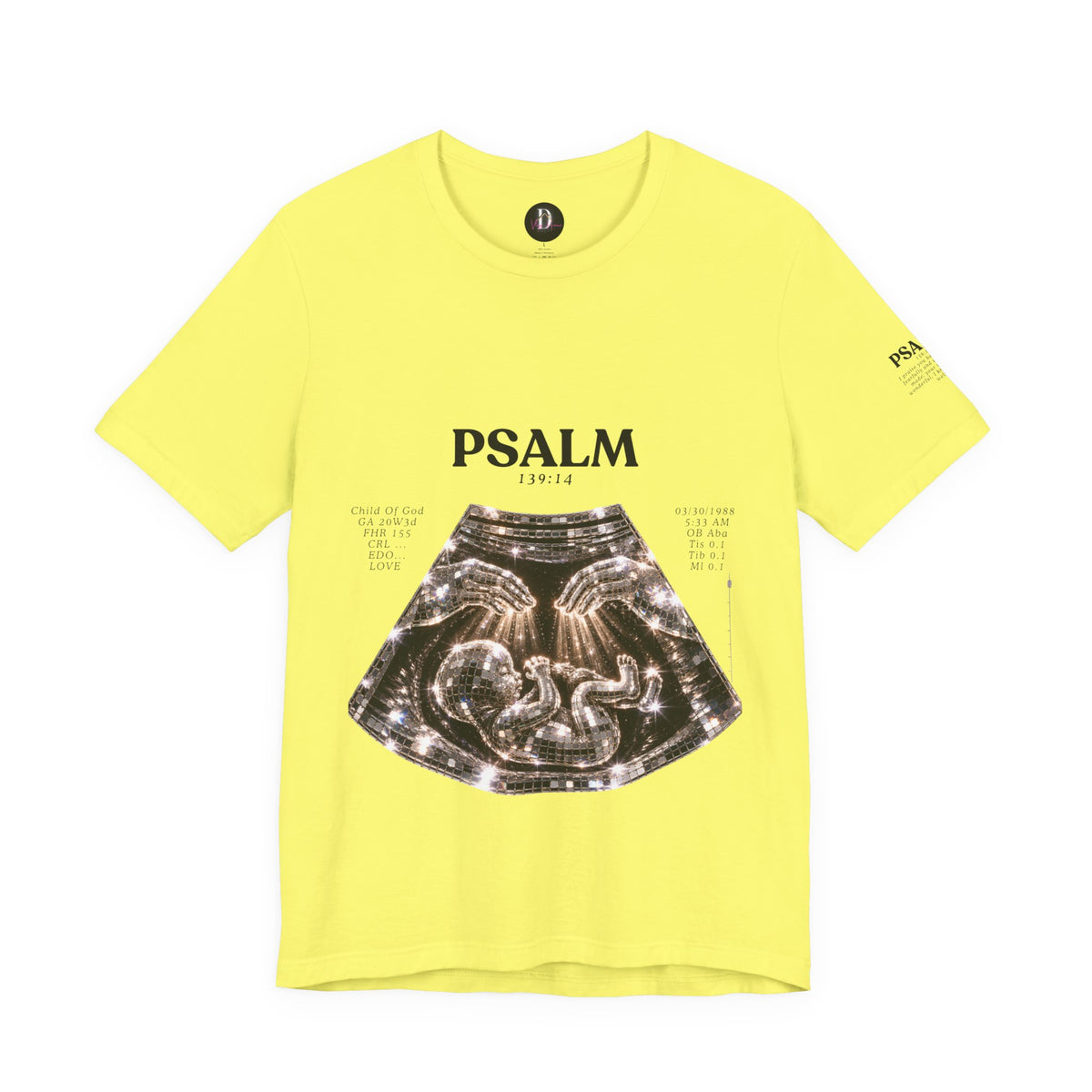 Fearfully and Wonderfully Made BABY SHOWER SHIRT