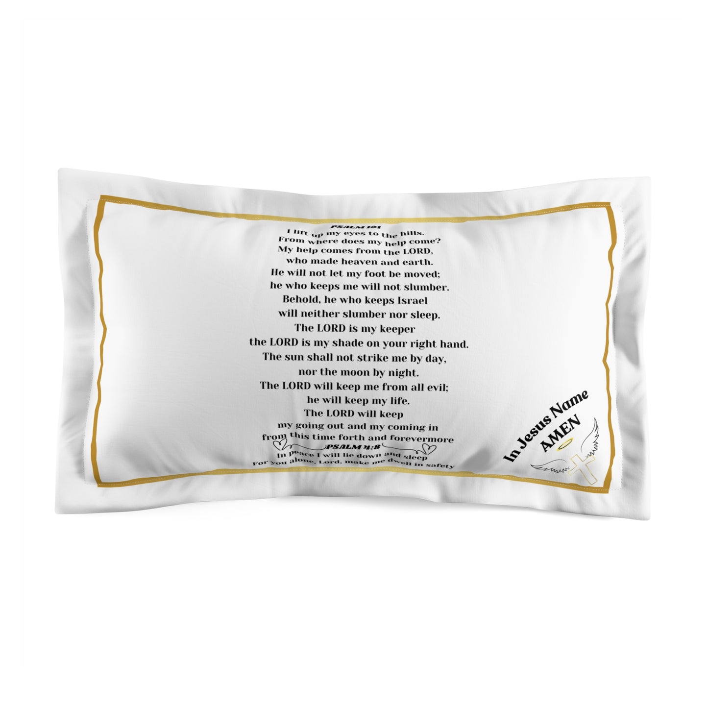 Microfiber  Prayer Pillow Sham