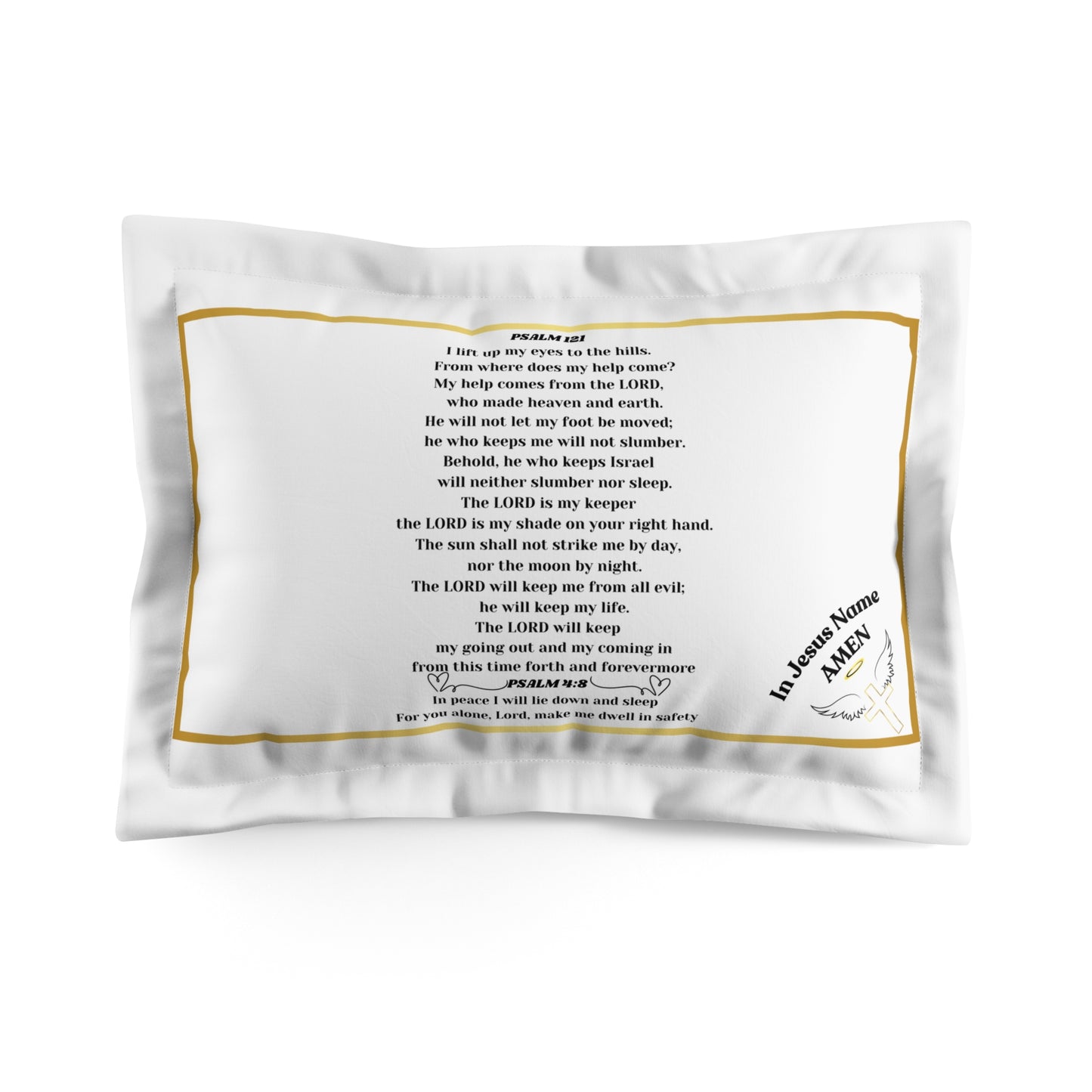 Microfiber  Prayer Pillow Sham