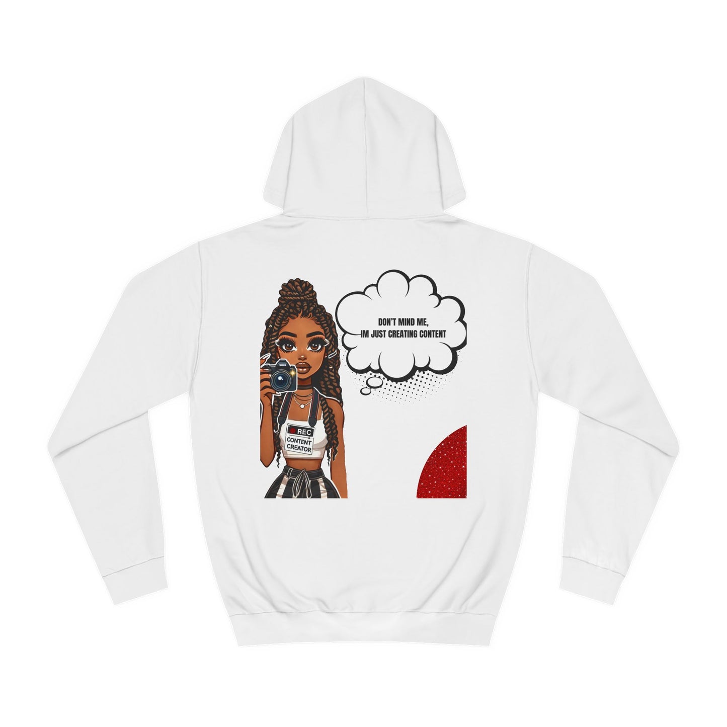 Unisex  Content Creator College Hoodie (Dont Mind Me)